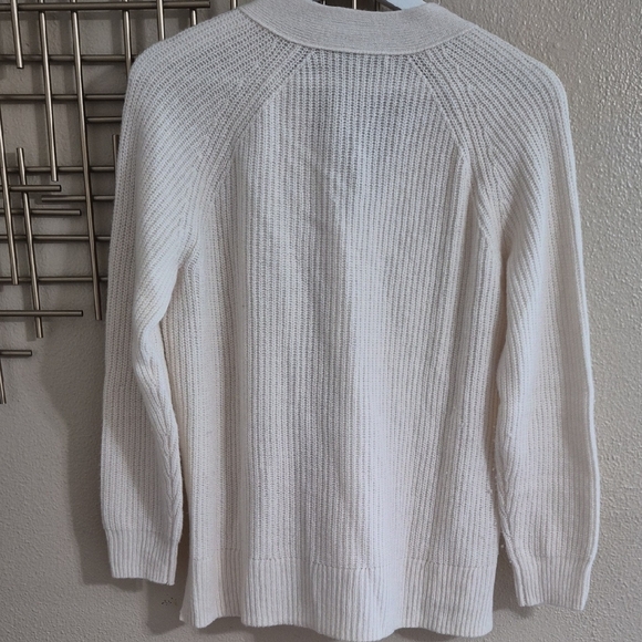 Madewell Cream Cardigan with Button Accents - Picture 5 of 5